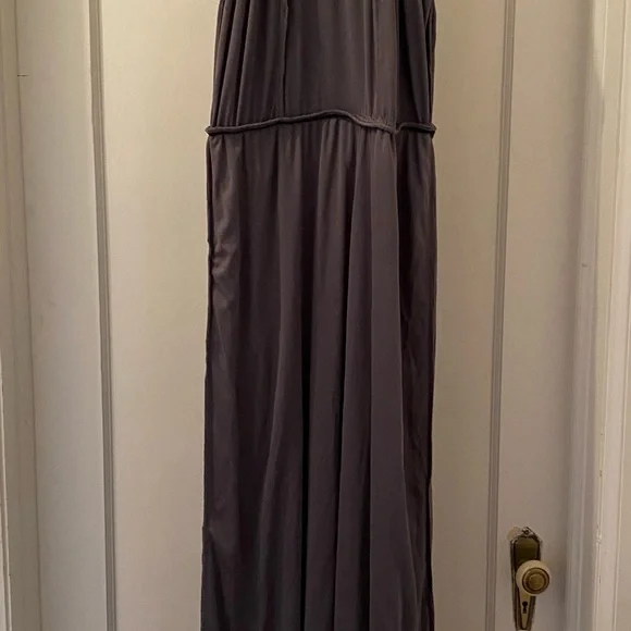 navy blue satin prom dress A Line V Neck Navy Blue Long Satin Prom Dresses, Navy Blue Long Formal –  jbydress main image 1